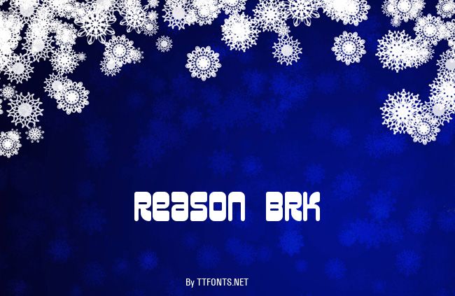 Reason BRK example